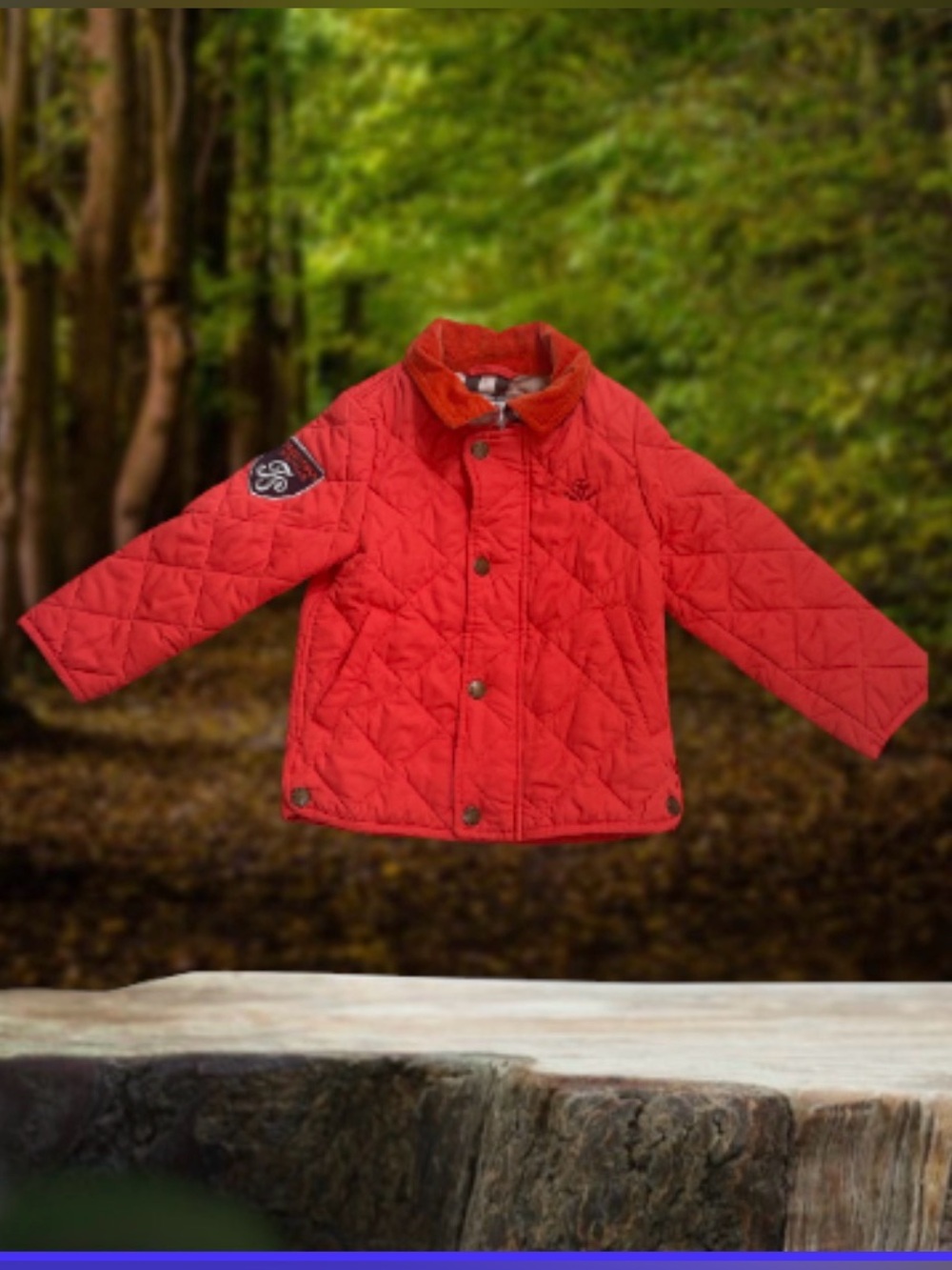 Boys Fall Quilted pumpkin orange boutique jacket size 100/48 EU sizing USA 4 4 T